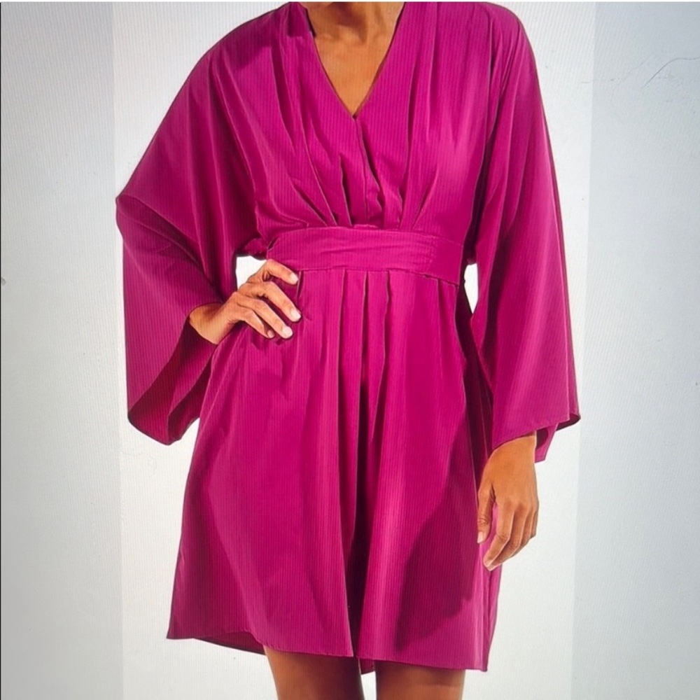Coolibar Kimono-Style Wrap 50 SPF Sun protectant. - Picture 2 of 7